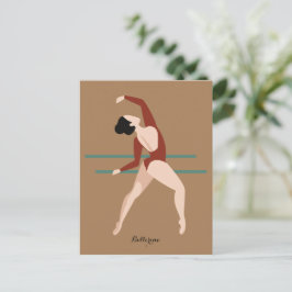 Personlig Ballerina Gift-vykort Vykort