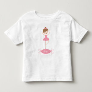 Personlig Ballerina Girls T-Shirt