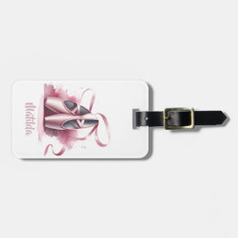 Personlig Ballerina Rosa Ballet Shoes Bagagebricka