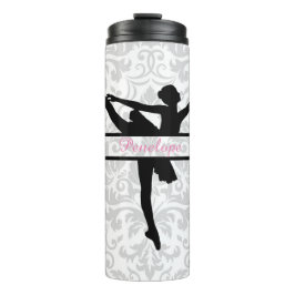 Personlig Ballerina Silhouette Thermal Tumbler