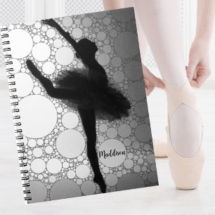 Personlig Ballet Dancing Ballerina Anteckningsbok