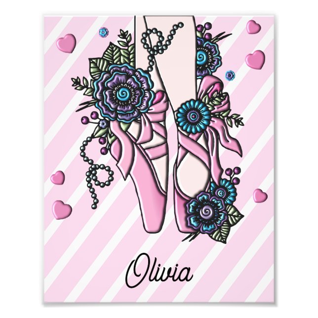 Personlig Ballet med lastpall Fototryck (Framsidan)