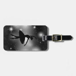 Personlig Ballet Silhouette Bagagebricka