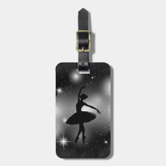 Personlig Ballet Silhouette Bagagebricka