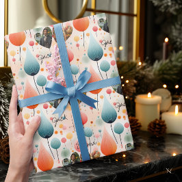 Personlig Balloon Firande, Foton och Namn Presentpapper