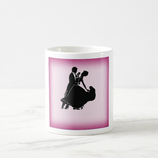 Personlig Ballroom Dancers Design Mugg (Center)