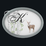 Personlig Bälte Buckle Hjort Doe Buck Forest Wood<br><div class="desc">Personlig Bälte Buckle</div>