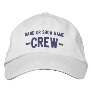 Personlig Band Show Event Namn Media Crew Broderad Keps