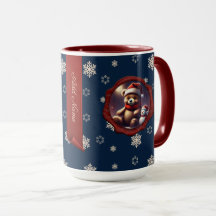 Personlig Banner Blue för julaftdy Friend