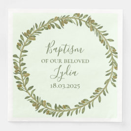 Personlig Baptism Papper utandning Pappersservett