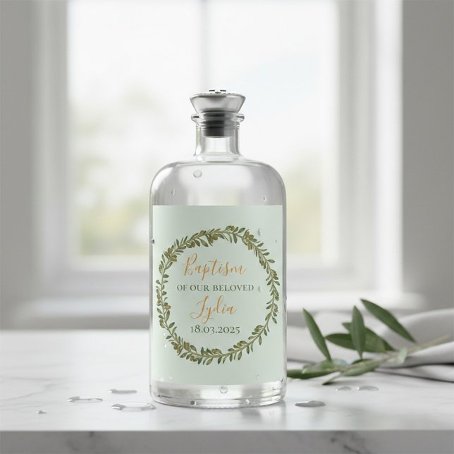 Personlig Baptism Vin Flaska Vinflaska Etikett (Skapare uppladdad)