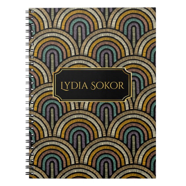 Personlig Bärbar dator med broderade Stil Anteckningsbok (Framsidan)