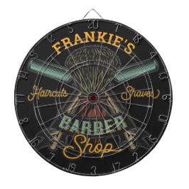 Personlig Barber Shop Retro Haircut Shaves Darttavla