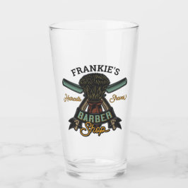 Personlig Barber Shop Retro Haircut Shaves Glaskopp