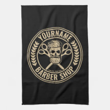 Personlig Barber Shop Skull Rockabilly Salon