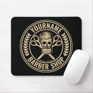 Personlig Barber Shop Skull Rockabilly Salon Musmatta