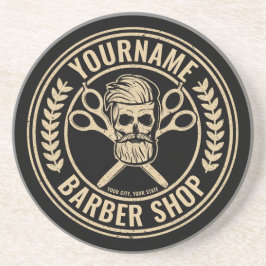 Personlig Barber Shop Skull Rockabilly Salon Underlägg