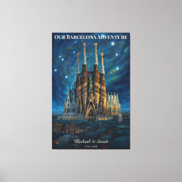 Personlig Barcelona Resa | Sagrada Familia Canvastryck
