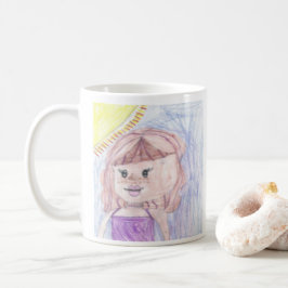 Personlig Barn Art Photo på detta Kaffemugg