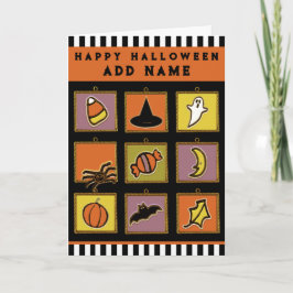 Personlig Barn Halloween-kort Kort
