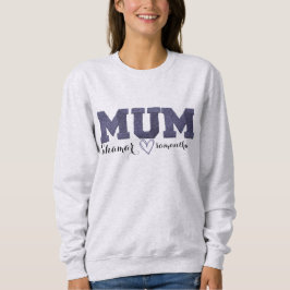 personlig barn namn broderade mors dag t shirt