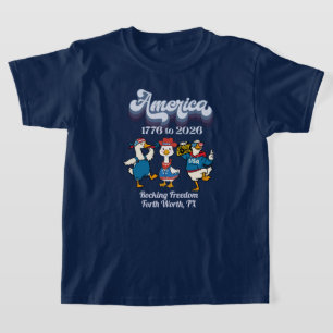 Personlig barnrockning Frihet 1776-2026 T Shirt