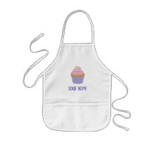 Personlig Barns Baking Apron med Cupkaka