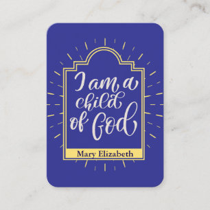 Personlig Barns Bedtime Prayer Card Placeringskort