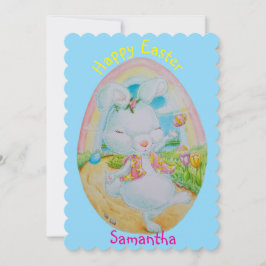 PERSONLIG BARNS PÅSK GREETINGKORT