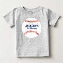 Personlig Baseball Birthday Shirt