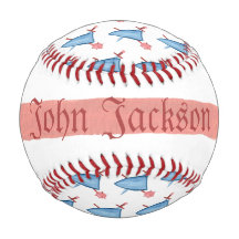 Personlig baseball boll med nattsköldar