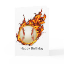 Personlig Baseball Boll om brand
