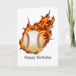 Personlig Baseball Boll om brand Kort