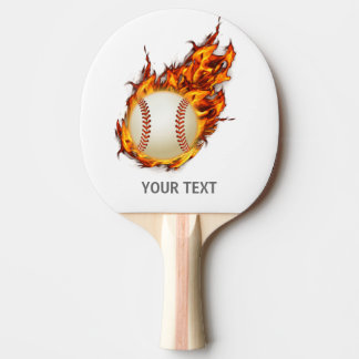Personlig Baseball Boll om fladdermus vid eldsvåda Pingisracket