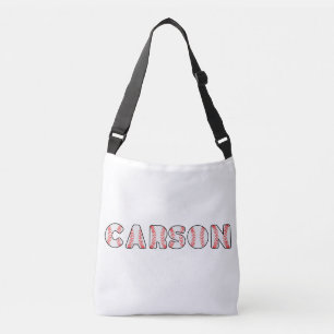 Personlig Baseball Brev Namn Axelväska