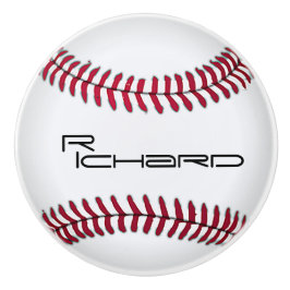 Personlig Baseball Ceramic Knob Knopp
