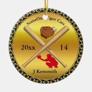 Personlig Baseball Champions League-design Julgransprydnad Keramik