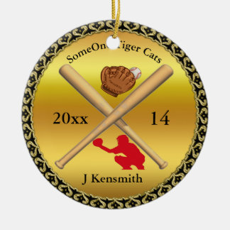 Personlig Baseball Champions League-design Julgransprydnad Keramik