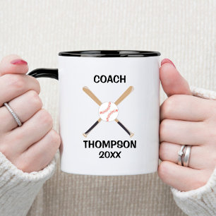 Personlig Baseball Coach Mugg