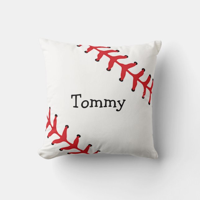 Personlig Baseball Dekorativ kudde (Framsida)