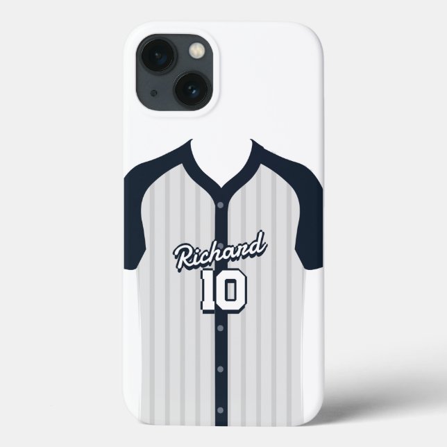 Personlig baseball-fan-tröja namn och nummer G (Baksida)
