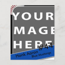 Personlig Baseball-fotokort