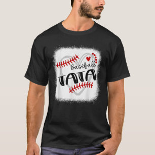 Personlig Baseball Heart Tee Cute Tata Manar Base