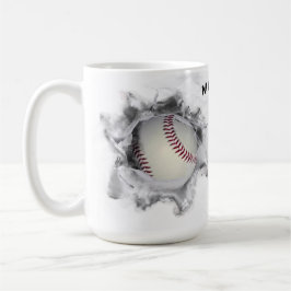 Personlig Baseball Kaffemugg