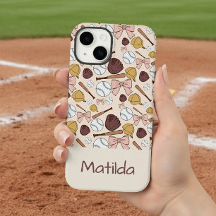 Personlig Baseball Keps Mjukt Mönster Telefonfodra