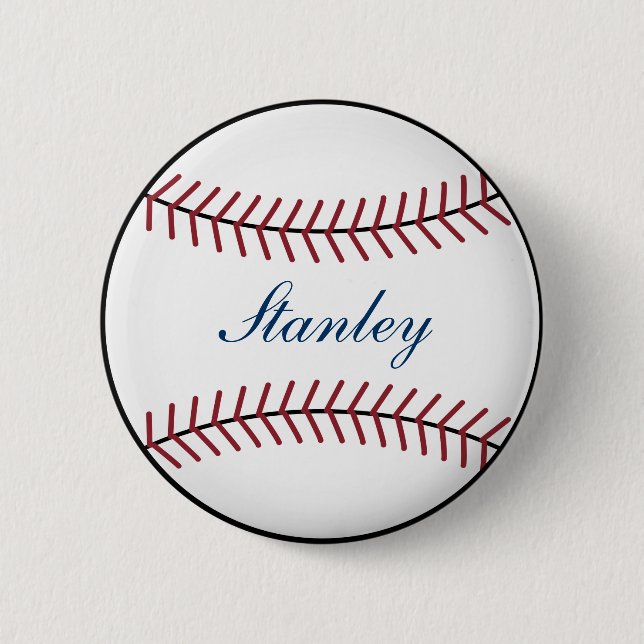Personlig Baseball-knapp Knapp (Framsida)