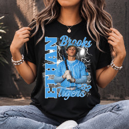 Personlig Baseball Mamma Spelarens Bootleg Stil T Shirt
