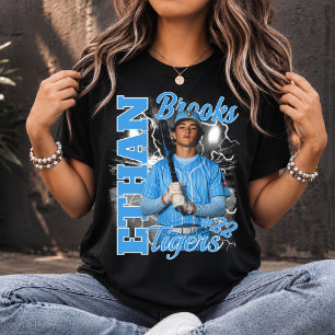Personlig Baseball Mamma Spelarens Bootleg Stil T Shirt