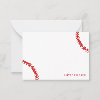 Personlig Baseball Notecards Anteckningskort
