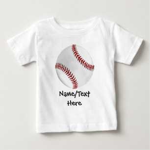 Personlig Baseball på Grönt Kids Boys Tee Shirt